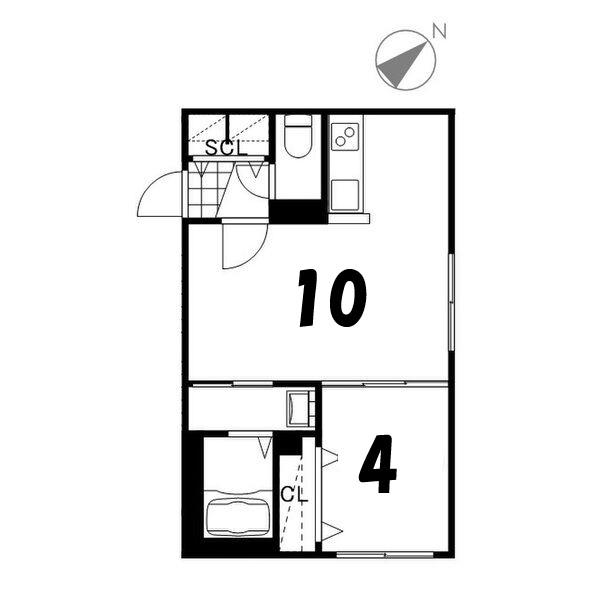 DESTINO RESIDENCIA HIGASHISAPPORO(1LDK/3階)の間取り写真