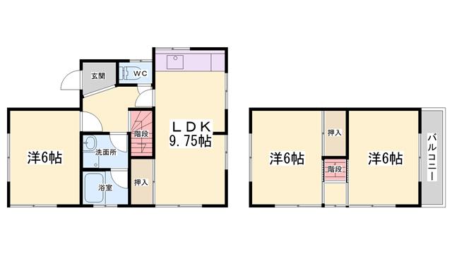 東自由が丘3丁目(3LDK)の間取り写真