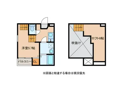 MODERN PALAZZO 大村LITMUS(1SK/1階)の間取り写真