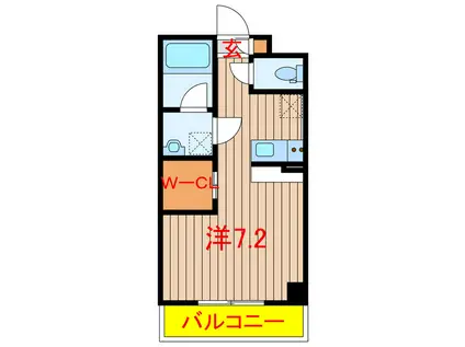 ダイワティアラ八千代緑が丘11(ワンルーム/3階)の間取り写真