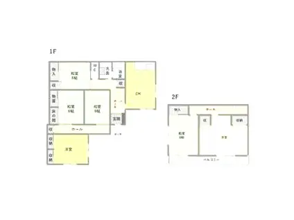 立石新田戸建(6DK/1階)の間取り写真