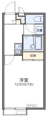 レオパレスイルクオーレ(1K/2階)の間取り写真