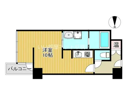 おおきに老松通ビル(ワンルーム/4階)の間取り写真