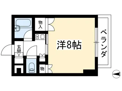 ルモンド(1K/3階)の間取り写真