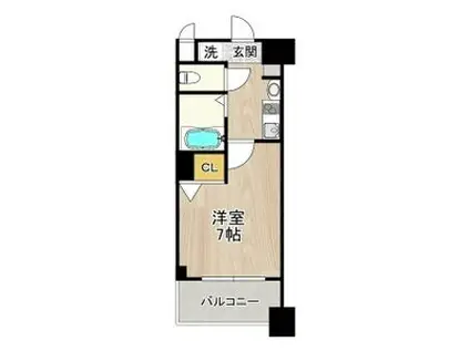 PHOENIX日本橋高津(1K/7階)の間取り写真