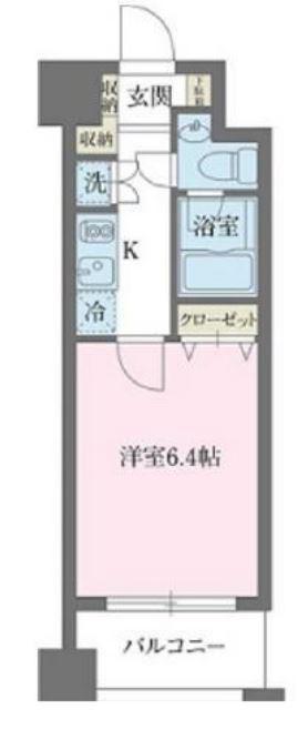 KDXレジデンス森下千歳(1K/9階)の間取り写真