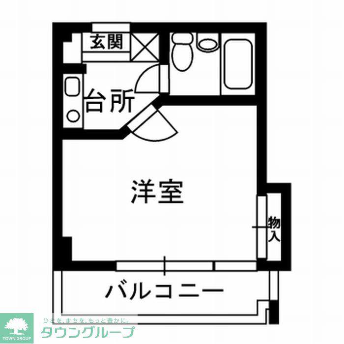 アーバン杉並本天沼(2LDK/2階)の間取り写真