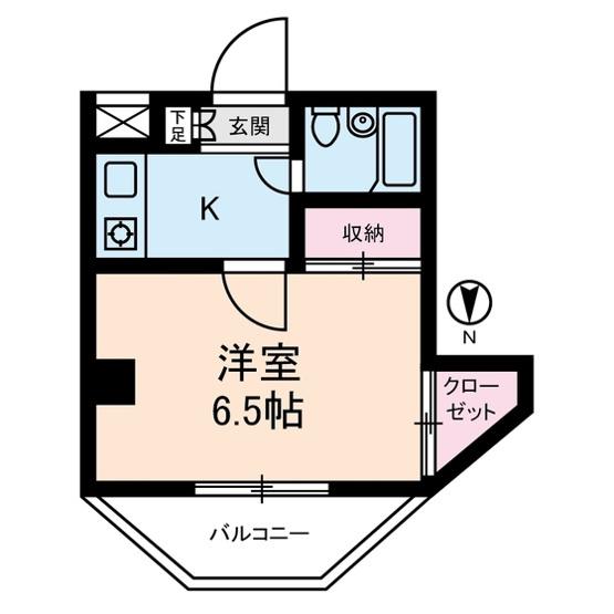 21オギサカ志村坂上(1K/7階)の間取り写真