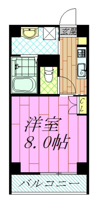 ステーション・タワー・URAYASU(1K/10階)の間取り写真