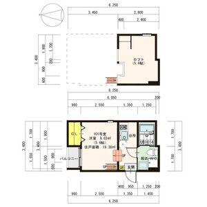 OBED ESTATE HANATEN(1SK/1階)の間取り写真