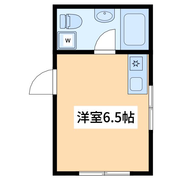 12ダース(ワンルーム/3階)の間取り写真