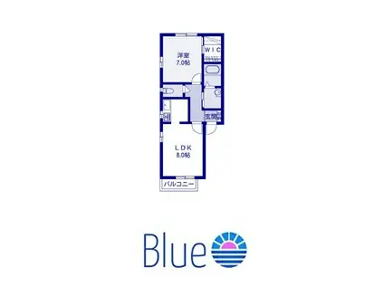 グランド・ソレイユ湘南(1LDK/2階)の間取り写真