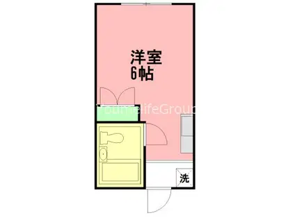 ラ・ヴィータ・フェリーチェ藤沢(ワンルーム/1階)の間取り写真