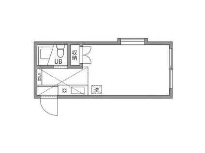 ハイム国領(ワンルーム/2階)の間取り写真