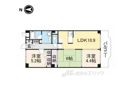 シュテレ70(3LDK/3階)の間取り写真