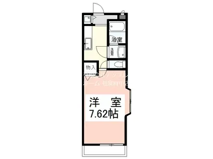 フィオーレ桑原(1K/1階)の間取り写真