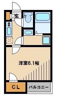 レオネクストジョイ アゼリアII(1K/2階)の間取り写真