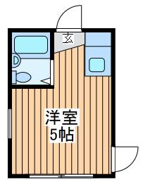 寿町アパート(ワンルーム/1階)の間取り写真