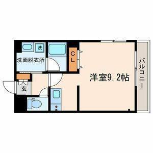 ハイム・フジカワⅡ(ワンルーム/2階)の間取り写真