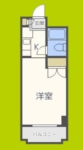 エクセレンス新大阪(1K/8階)の間取り写真