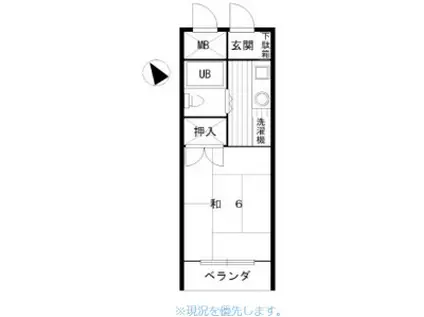 サンライフ伊川谷(ワンルーム/3階)の間取り写真