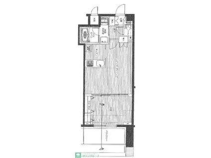 トーシンフェニックス江戸川橋(1LDK/5階)の間取り写真