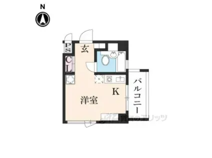 GRANDLATTICESAYAMACH(1K/5階)の間取り写真