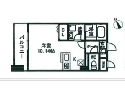 STATION TOWER TOYOSHIMA(ワンルーム/7階)の間取り写真
