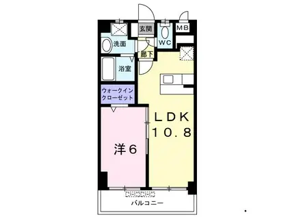 グラン・リーオ(1LDK/3階)の間取り写真