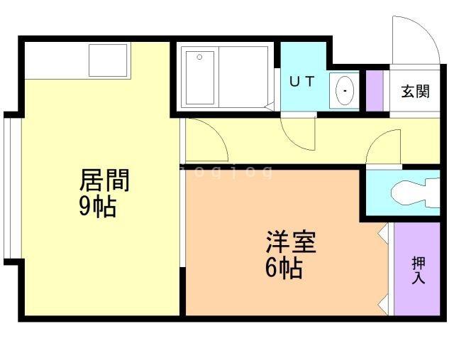 グランドールN32 (1LDK/2階)の間取り写真