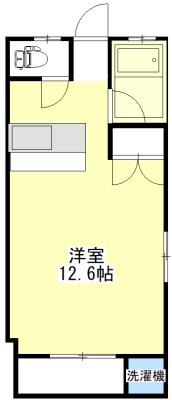 グランメゾン陽南(ワンルーム/1階)の間取り写真