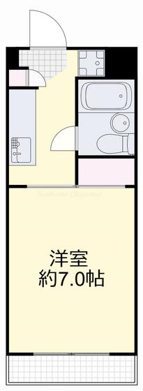 リアライズ門田屋敷(1K/3階)の間取り写真
