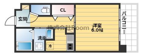 いる びあんこ(1K/8階)の間取り写真
