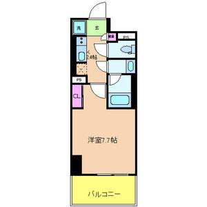 ピジェブラン守口(1K/8階)の間取り写真
