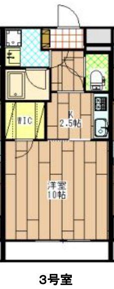 PRIME CITY PLACE(1K/5階)の間取り写真
