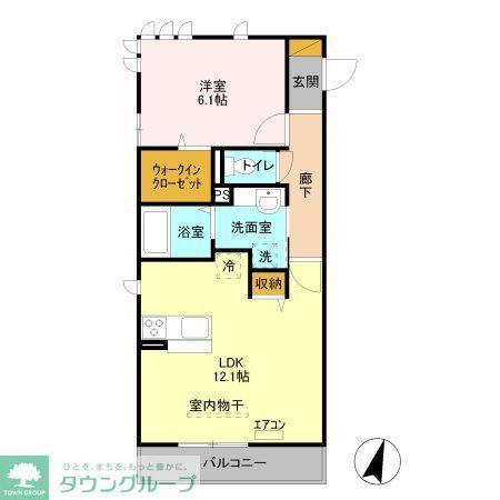フォルテ(1LDK/3階)の間取り写真