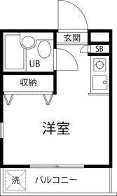 TSGARDENHIKAWADAI II(ワンルーム/3階)の間取り写真