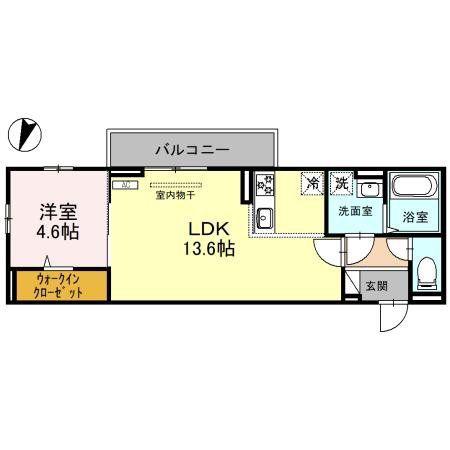匠乃館 G(1LDK/3階)の間取り写真