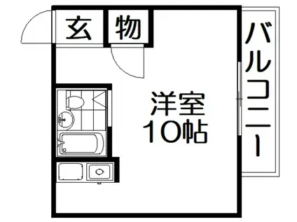 MTコーポ(ワンルーム/3階)の間取り写真