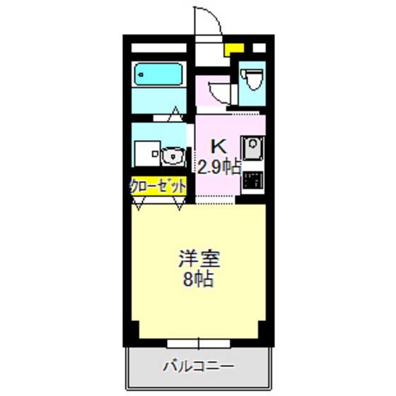 問屋ステーションビル(1K/3階)の間取り写真