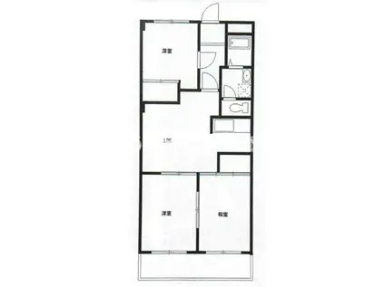 MIRAI武庫之荘(3DK/2階)の間取り写真