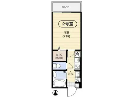 LE PARC成増(1K/1階)の間取り写真