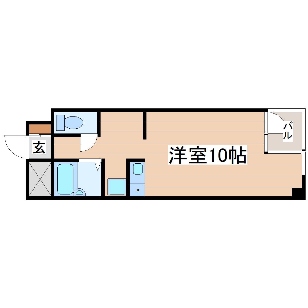 MS一番町ハイツ(ワンルーム/7階)の間取り写真