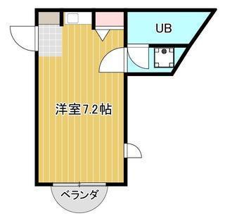 パティオ音羽(ワンルーム/3階)の間取り写真