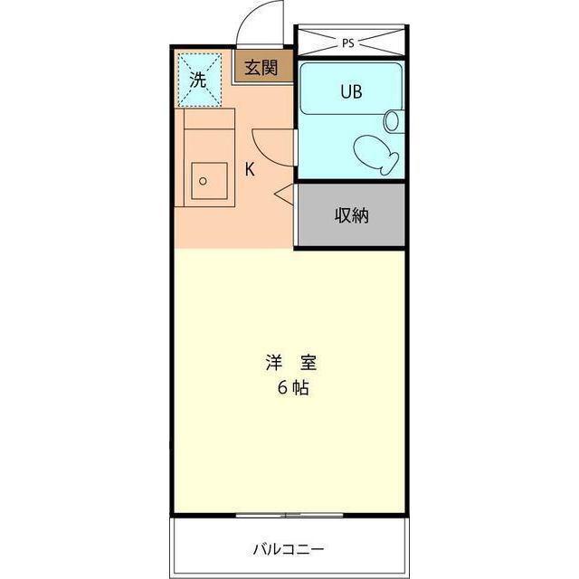 コンフォール河井(ワンルーム/3階)の間取り写真