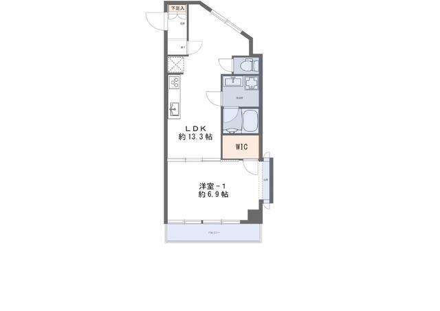 光建ハイツ目白(1LDK/2階)の間取り写真