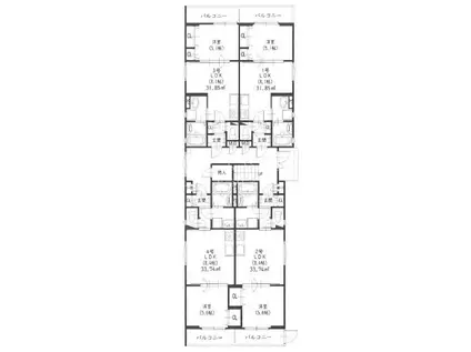 クリエオーレ若草町II(1LDK/3階)の間取り写真