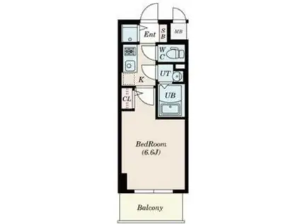 神戸国香通FUTUR(1K/13階)の間取り写真