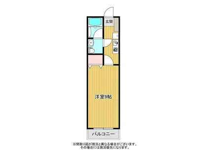 NEXTビル(1K/7階)の間取り写真