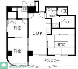 第3小池ビル(3LDK/7階)の間取り写真